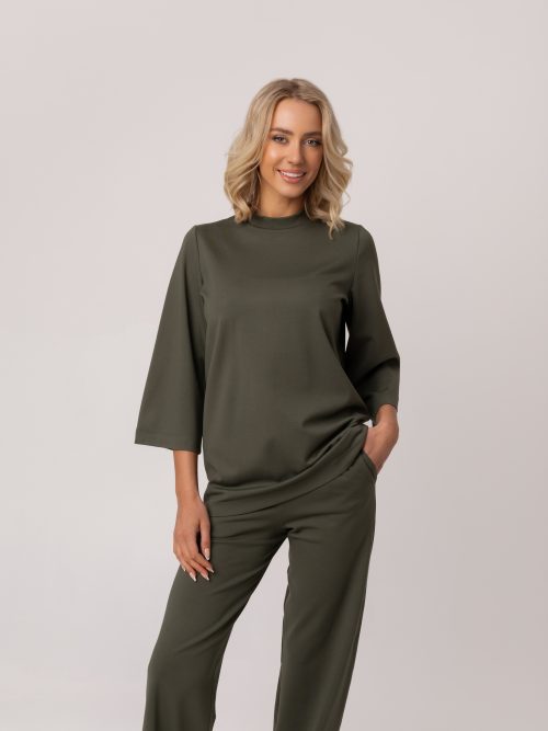 Everyday kaheosaline komplekt, Oliiviroheline, lähivaade