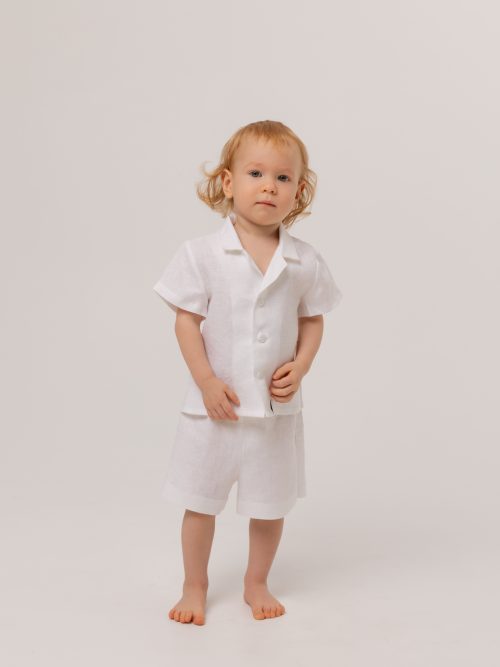 Mini Me linane komplekt, valge