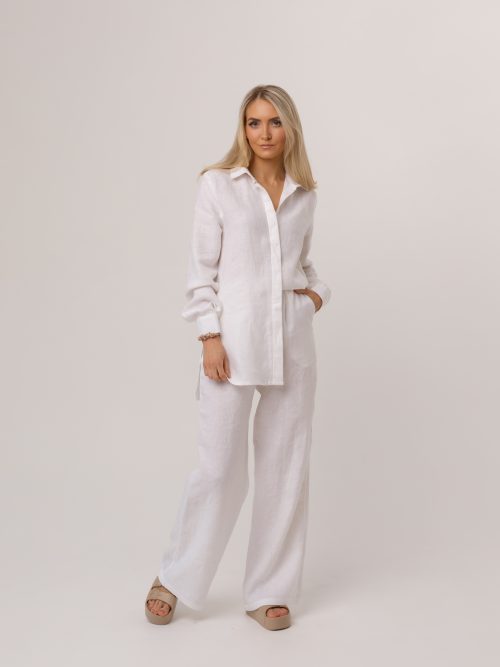 Sunday Loungewear püksid, valge