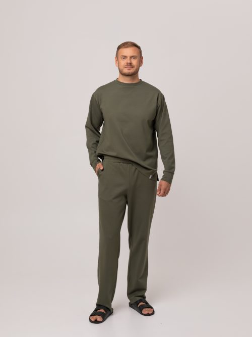 Everyday Loungewear meeste püksid, oliiv