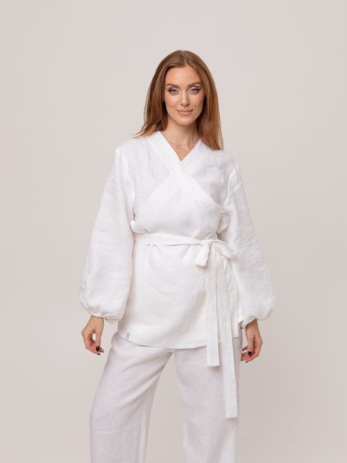 Sunday Loungewear hõlmikpluus, valge