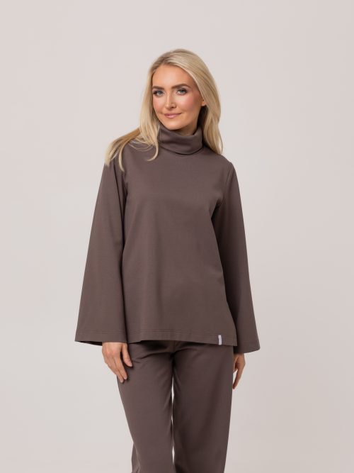 Everyday Turtleneck pluus, mocha