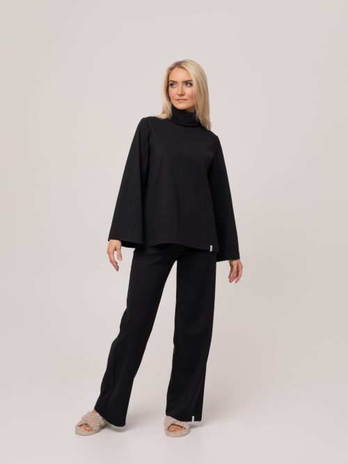 Everyday Turtleneck komplekt, must