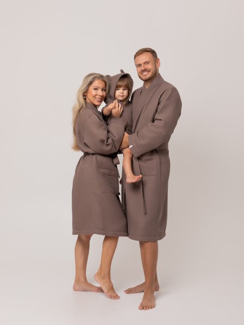 Family hommikumantlite komplekt, mocha