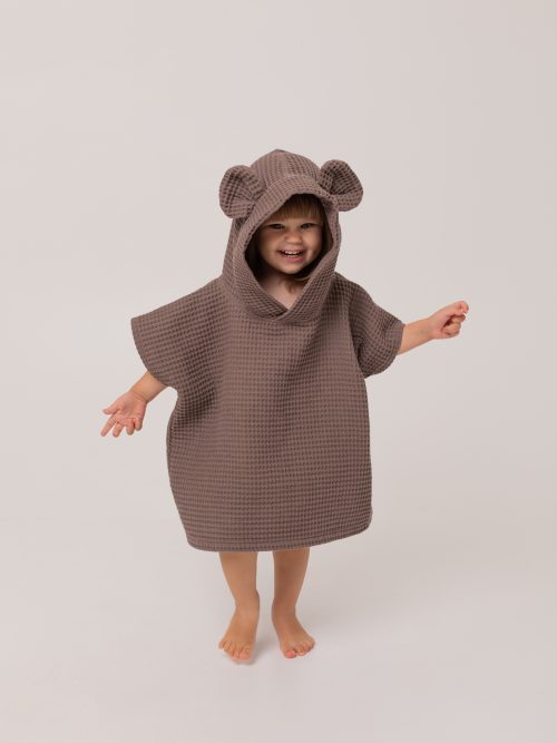 Waffle pontšo lastele, mocha