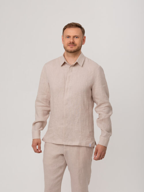 Sunday Loungewear meeste triiksärk, beež