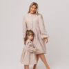 Mommy and me linased kleidid, beež – emmele ja lapsele