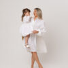 Mommy and me linased kleidid, valge – emmele ja lapsele