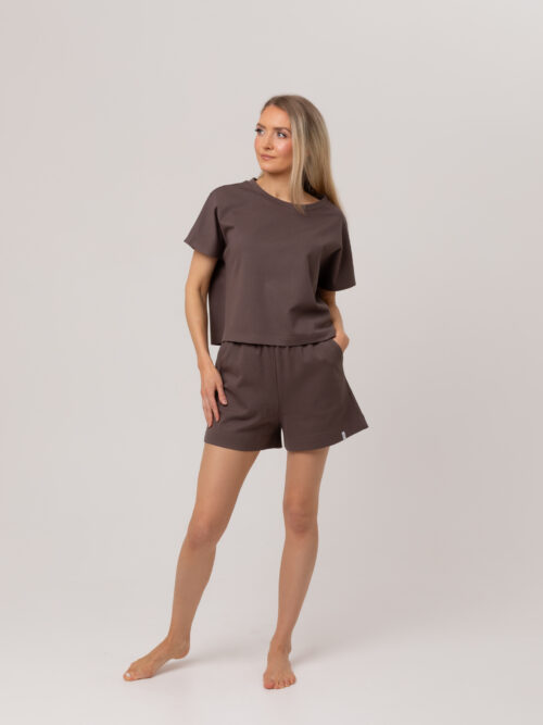 Everyday Loungewear lühike komplekt, mocha